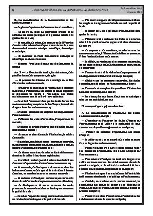 
N°20 du Journal officiel de la République Algérienne Démocratique et Populaire • Page 1

            
