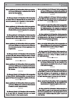 
Issue #22 of the Official Gazette of the People's Democratic Republic of Algeria • Page 1

            