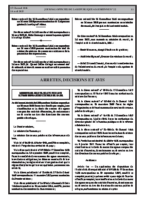 
Issue #22 of the Official Gazette of the People's Democratic Republic of Algeria • Page 1

            