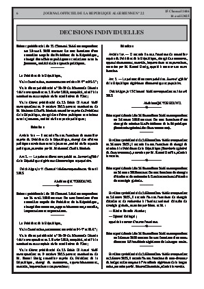 
Issue #22 of the Official Gazette of the People's Democratic Republic of Algeria • Page 1

            