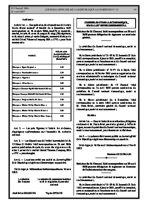 
Issue #23 of the Official Gazette of the People's Democratic Republic of Algeria • Page 1

            