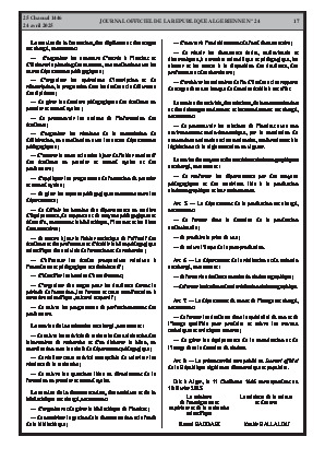 
Issue #24 of the Official Gazette of the People's Democratic Republic of Algeria • Page 1

            