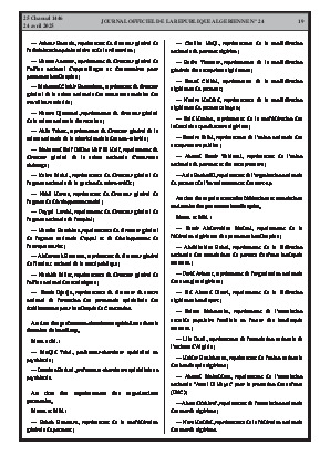
Issue #24 of the Official Gazette of the People's Democratic Republic of Algeria • Page 1

            