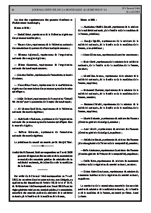 
Issue #24 of the Official Gazette of the People's Democratic Republic of Algeria • Page 1

            