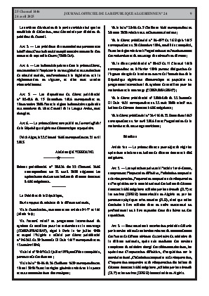 
Issue #24 of the Official Gazette of the People's Democratic Republic of Algeria • Page 1

            