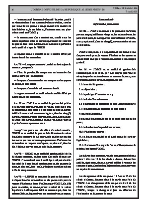 
N°28 du Journal officiel de la République Algérienne Démocratique et Populaire • Page 1

            