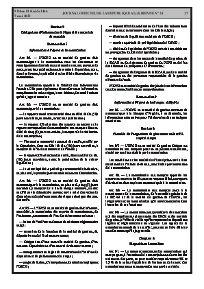 
N°28 du Journal officiel de la République Algérienne Démocratique et Populaire • Page 1

            