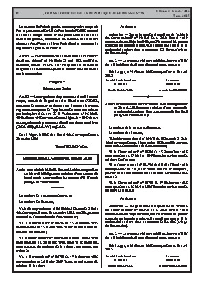 
N°28 du Journal officiel de la République Algérienne Démocratique et Populaire • Page 1

            