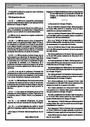 
N°28 du Journal officiel de la République Algérienne Démocratique et Populaire • Page 1

            