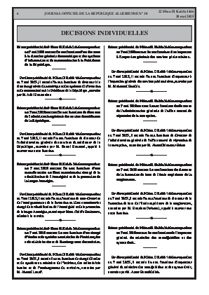 
N°30 du Journal officiel de la République Algérienne Démocratique et Populaire • Page 1

            