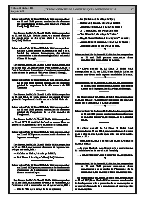 
Issue #33 of the Official Gazette of the People's Democratic Republic of Algeria • Page 1

            