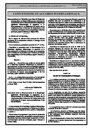 
Issue #33 of the Official Gazette of the People's Democratic Republic of Algeria • Page 1

            