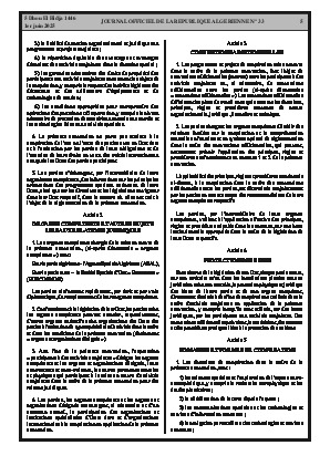 
Issue #33 of the Official Gazette of the People's Democratic Republic of Algeria • Page 1

            
