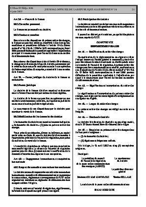 
N°34 du Journal officiel de la République Algérienne Démocratique et Populaire • Page 1

            