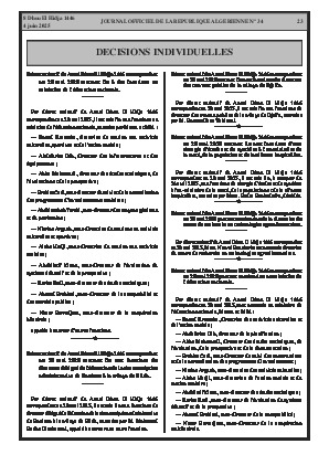 
N°34 du Journal officiel de la République Algérienne Démocratique et Populaire • Page 1

            