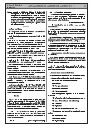 
N°35 du Journal officiel de la République Algérienne Démocratique et Populaire • Page 1

            