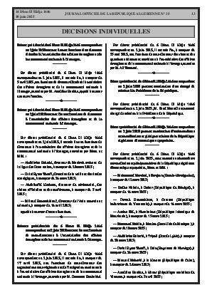 
N°35 du Journal officiel de la République Algérienne Démocratique et Populaire • Page 1

            