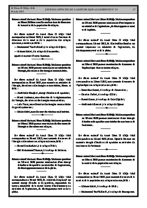 
N°35 du Journal officiel de la République Algérienne Démocratique et Populaire • Page 1

            