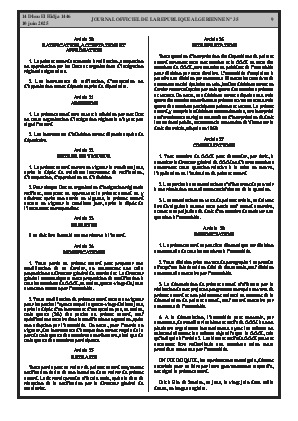 
N°35 du Journal officiel de la République Algérienne Démocratique et Populaire • Page 1

            