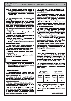 
Issue #36 of the Official Gazette of the People's Democratic Republic of Algeria • Page 1

            