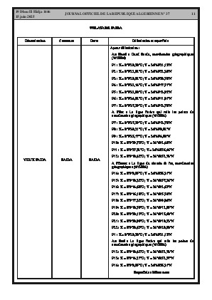 
N°37 du Journal officiel de la République Algérienne Démocratique et Populaire • Page 1

            