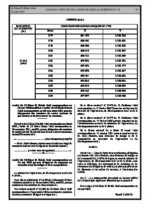 
N°39 du Journal officiel de la République Algérienne Démocratique et Populaire • Page 1

            