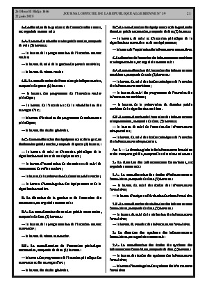 
N°39 du Journal officiel de la République Algérienne Démocratique et Populaire • Page 1

            
