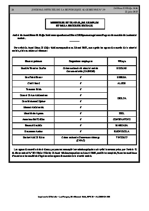 
N°39 du Journal officiel de la République Algérienne Démocratique et Populaire • Page 1

            
