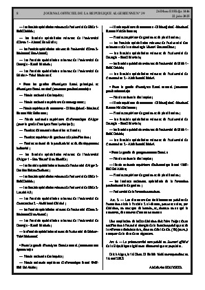 
N°39 du Journal officiel de la République Algérienne Démocratique et Populaire • Page 1

            