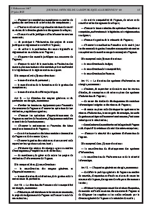 
N°40 du Journal officiel de la République Algérienne Démocratique et Populaire • Page 1

            