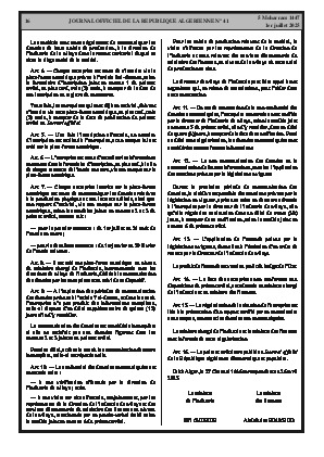 
N°41 du Journal officiel de la République Algérienne Démocratique et Populaire • Page 1

            