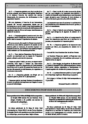 
N°41 du Journal officiel de la République Algérienne Démocratique et Populaire • Page 1

            