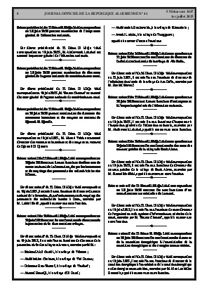 
N°41 du Journal officiel de la République Algérienne Démocratique et Populaire • Page 1

            