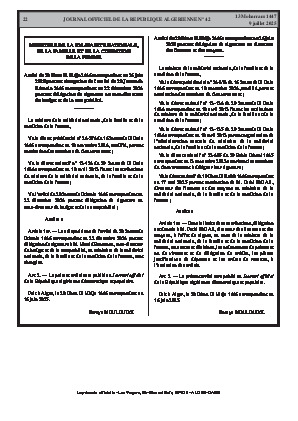 
N°42 du Journal officiel de la République Algérienne Démocratique et Populaire • Page 1

            