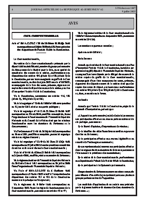 
N°42 du Journal officiel de la République Algérienne Démocratique et Populaire • Page 1

            