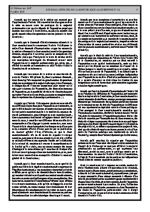 
N°42 du Journal officiel de la République Algérienne Démocratique et Populaire • Page 1

            