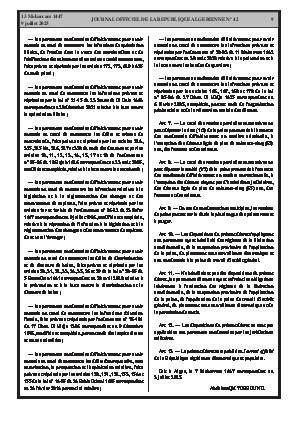 
N°42 du Journal officiel de la République Algérienne Démocratique et Populaire • Page 1

            