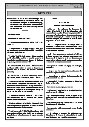 
Issue #43 of the Official Gazette of the People's Democratic Republic of Algeria • Page 1

            