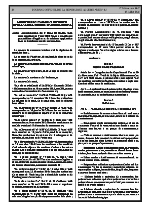 
Issue #43 of the Official Gazette of the People's Democratic Republic of Algeria • Page 1

            