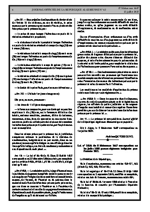 
Issue #43 of the Official Gazette of the People's Democratic Republic of Algeria • Page 1

            