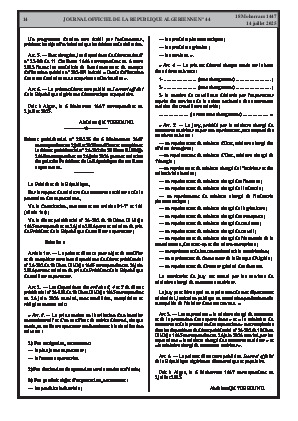 
N°44 du Journal officiel de la République Algérienne Démocratique et Populaire • Page 1

            