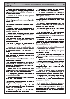 
N°45 du Journal officiel de la République Algérienne Démocratique et Populaire • Page 1

            