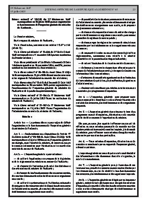 
N°45 du Journal officiel de la République Algérienne Démocratique et Populaire • Page 1

            