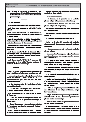 
N°45 du Journal officiel de la République Algérienne Démocratique et Populaire • Page 1

            