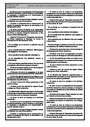 
N°45 du Journal officiel de la République Algérienne Démocratique et Populaire • Page 1

            