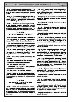 
N°47 du Journal officiel de la République Algérienne Démocratique et Populaire • Page 1

            