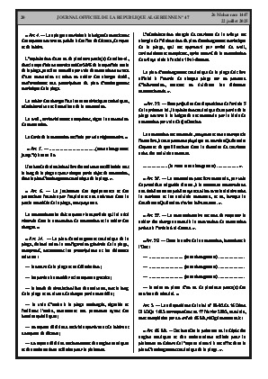 
N°47 du Journal officiel de la République Algérienne Démocratique et Populaire • Page 1

            