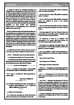 
N°47 du Journal officiel de la République Algérienne Démocratique et Populaire • Page 1

            