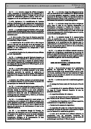 
N°47 du Journal officiel de la République Algérienne Démocratique et Populaire • Page 1

            