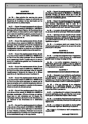
N°47 du Journal officiel de la République Algérienne Démocratique et Populaire • Page 1

            